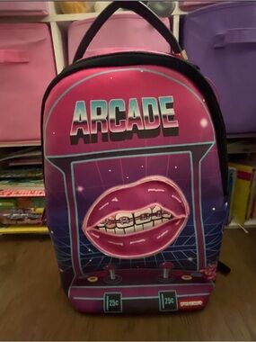 GRAND PRIX SPRAYGROUND BACKPACK: GLOW IN THE DARK